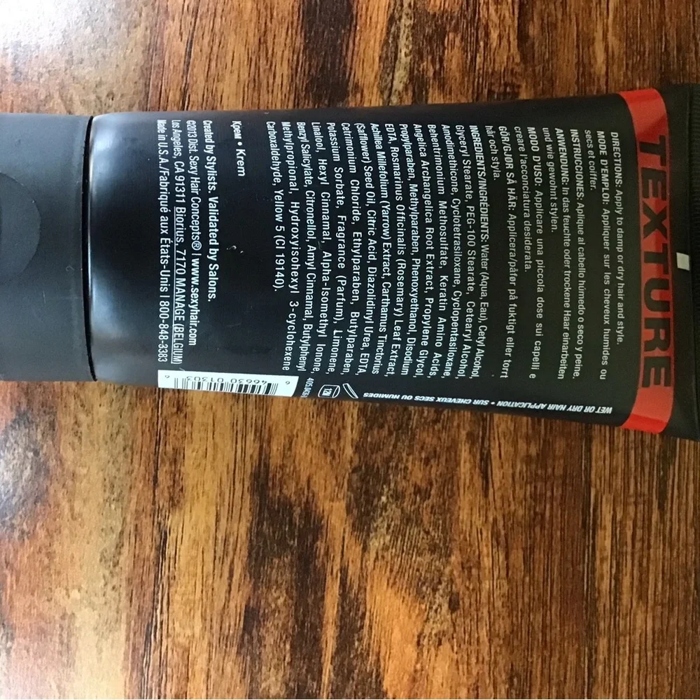 Sexy Hair Texture Slept In 4‎ Shine 3 Hold Styling Creme 5.1 oz